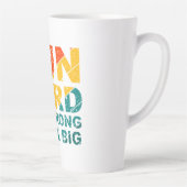 Run hard, be strong, think big  latte mug mok (Rechts)