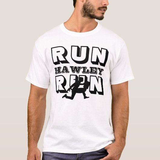 RUN HAWLEY RUN T-SHIRT (Voorkant)