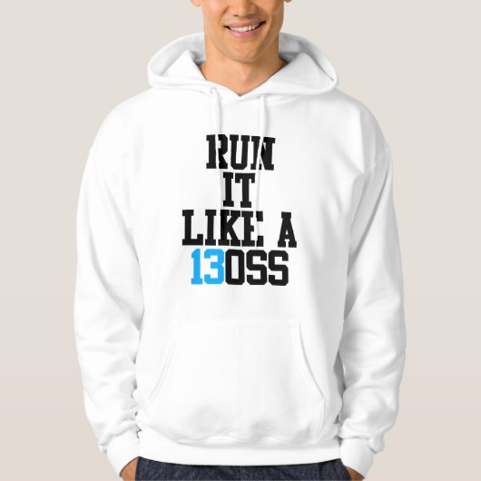 RUN HET ALS EEN 13OSS HOODIE (Voorkant)