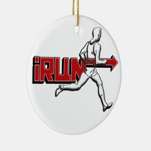 RUN I RUN (GUY / MALE / BOY) ORNAMENT (Rechts)