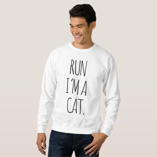 RUN I'M A CAT TRUI (Voorkant volledig)