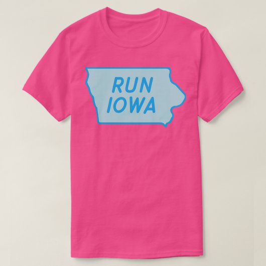 Run Iowa T-shirt (Design voorkant)