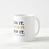 Run It Check It Ship It Mok — AI Schreef De Query (Voorkant rechts)