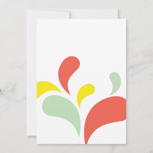 Run, Jump, Laugh & Play - Gym Birthday Party Kaart (Achterkant)