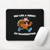 Run Like A Turkey On Thanksgiving Funny Trot  Muismat (Met muis)