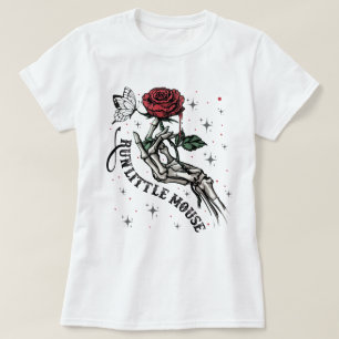 Run Little Mouse Roos Skelet Haunting Adeline T-shirt