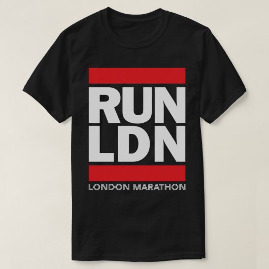 RUN LND - The London Marathon T-shirt (Design voorkant)