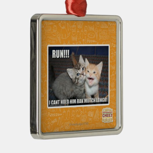 RUN!! METALEN ORNAMENT (Rechts)