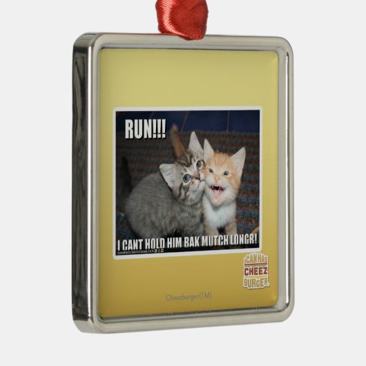 RUN!! METALEN ORNAMENT (Rechts)