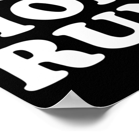 Run Mom Run Marathon Running Spectator Poster (Hoek)