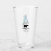 Run Motivation vindt je grappig Beer Glas (Achterkant)