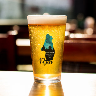 Run Motivation vindt je grappig Beer Glas