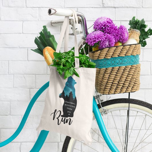 Run Motivation vindt je grappig Beer Tote Bag