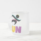 RUN Multi Matglas Koffiemok (Voorkant links)