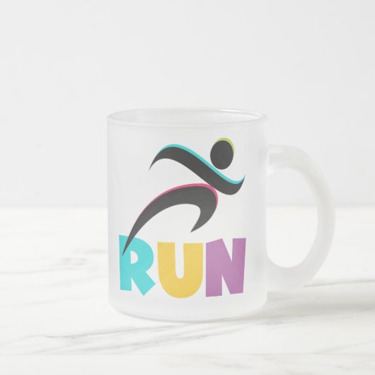 RUN Multi Matglas Koffiemok (Rechts)