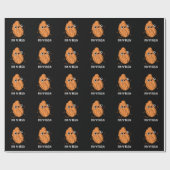 run N Raisin Funny Food Pun Dark BG Cadeaupapier (Vlak)