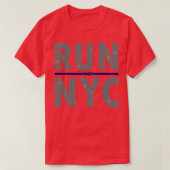 RUN NYC New York City Runners Marathon T-shirt (Design voorkant)
