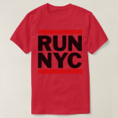 RUN NYC New York City T-shirt (Design voorkant)