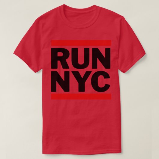 RUN NYC New York City T-shirt (Design voorkant)