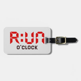RUN O'Clock Bagagelabel