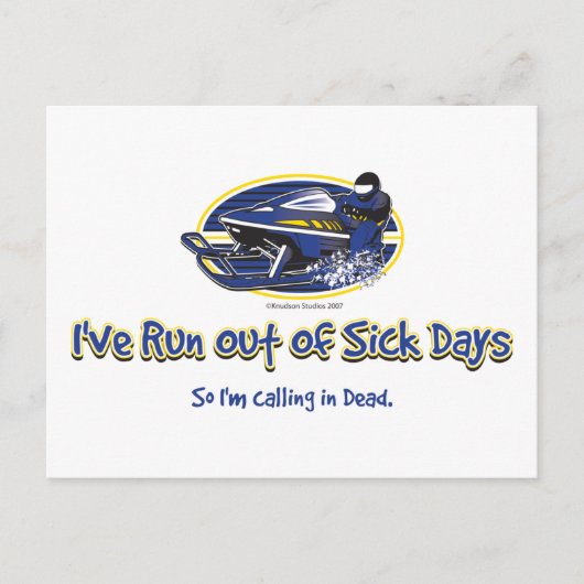 RUN-OUT-OF-SICK-DAYS-[Conve Briefkaart (Voorkant)