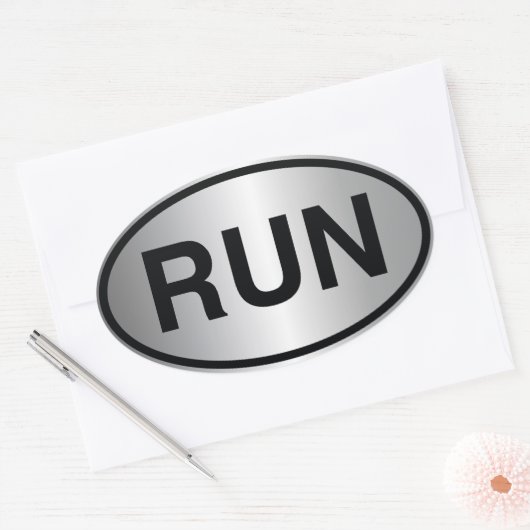 RUN OVALE STICKER (Envelop)