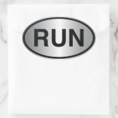 RUN OVALE STICKER (Tas)