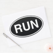 RUN OVALE STICKER (Envelop)