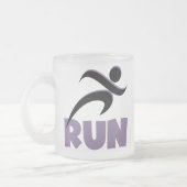 RUN Paars Matglas Koffiemok (Links)