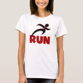 RUN Red Fitness Hardlopen T-shirt (Voorkant)