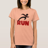 RUN Red Fitness Hardlopen T-shirt (Voorkant)