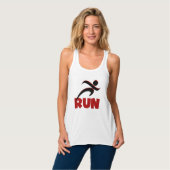 RUN Red Fitness Hardlopen Tanktop (Volledige Voorkant)