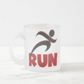 RUN Red Matglas Koffiemok (Links)