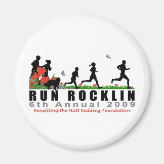 Run Rocklin Magnet