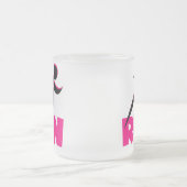 RUN Roze Matglas Koffiemok (Center)