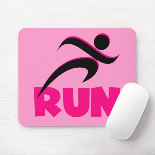 RUN Roze Muismat (Met muis)