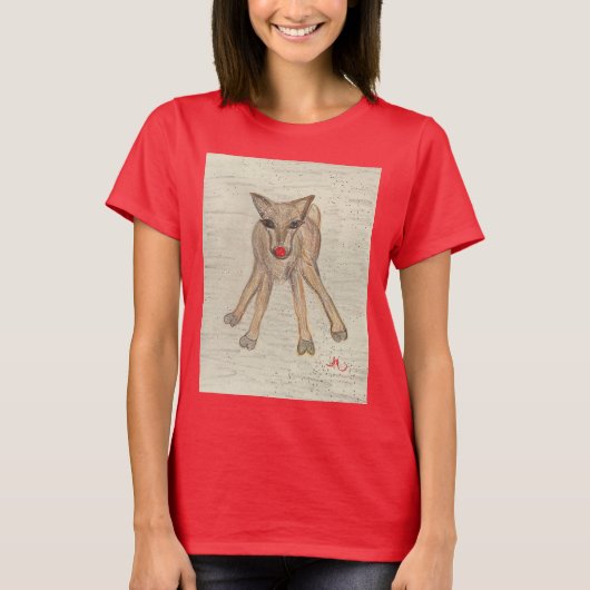 Run Rudolph Run T-shirt (Voorkant)