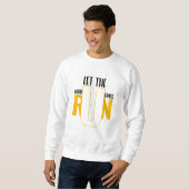 Run Runner Motivatie Inspirerend quotes Trui (Voorkant volledig)