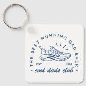Run running cool papa club beste loper grappige qu sleutelhanger (Voorkant)