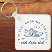Run running cool papa club beste loper grappige qu sleutelhanger (Voorkant)