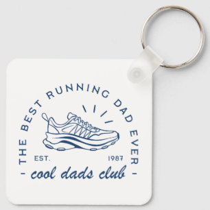 Run running cool papa club beste loper grappige qu sleutelhanger