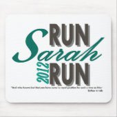 Run Sarah Run Muismat (Voorkant)