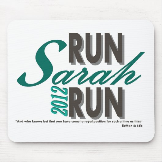 Run Sarah Run Muismat (Voorkant)