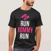 Run Shirt Voor Kinderen Moederdag Marathon Runner  (Voorkant)