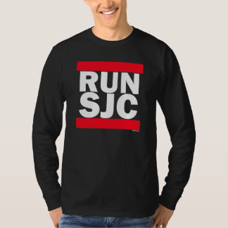 RUN SJC blk - Lange hoes T-shirt