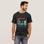 Run Snel Draai Links Sprint Dash Runners 100m 200m T-shirt (Voorkant volledig)