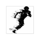 Run-speler Rubberstempel (Afrduk)