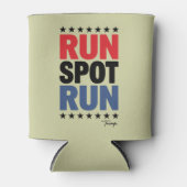 Run Spot Run Trump 2024 Blikjeskoeler (Voorkant)