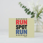 Run Spot Run Trump 2024 Briefkaart (Staand voorkant)