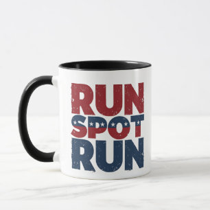 Run Spot Run Trump 2024 Trump Vance verkiezing Mok